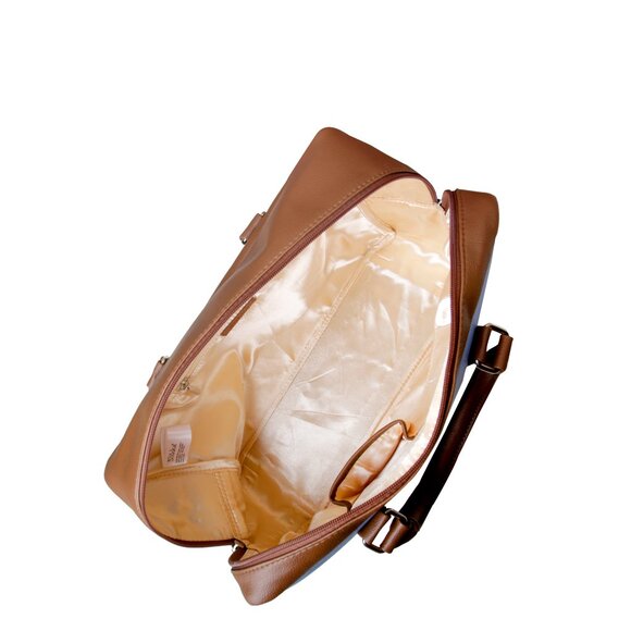 Printed Leather Buisness Top Handle Crossbody Bag for Women for Work, Daily Use - Picture 5 of 10